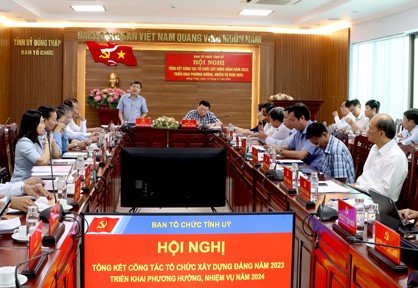 Đồng Tháp triển khai nhiệm vụ công tác xây dựng Đảng năm 2024