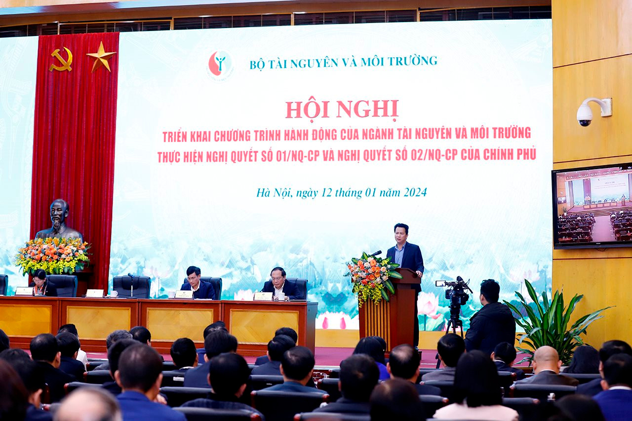 Ngành TN MT thực hiện Nghị quyết số 01 NQ-CP của Chính phủ