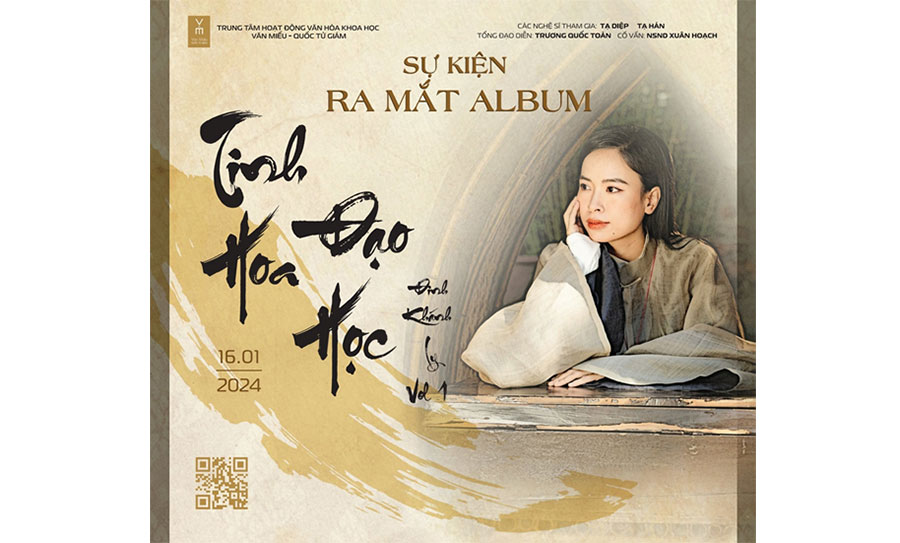 Ra mắt album hòa tấu nhạc cụ dân tộc Việt Nam Tinh hoa Đạo học