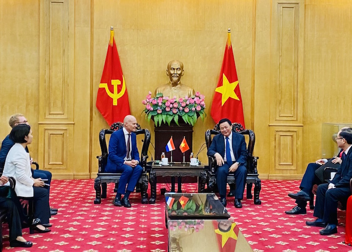 Giám đốc Học viện Chính trị quốc gia Hồ Chí Minh tiếp Đại sứ Vương quốc Hà Lan tại Việt Nam