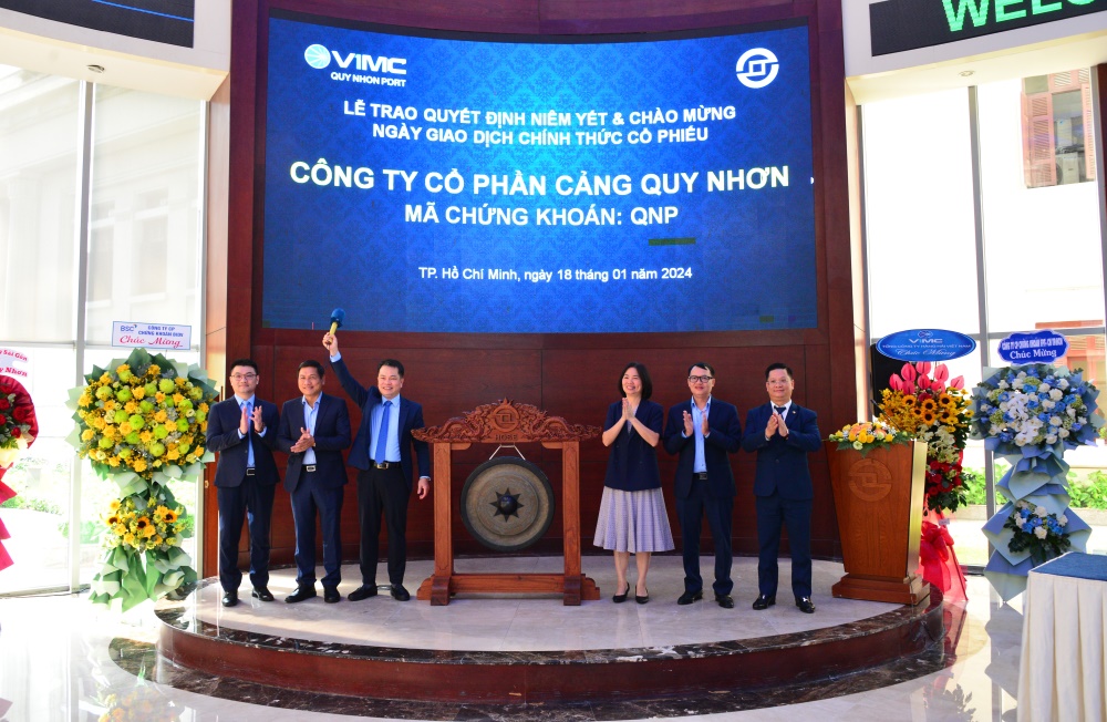 Cổ phiếu Công ty Cảng Quy Nhơn lên sàn HSX