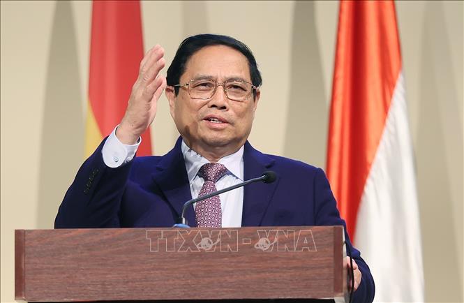Thủ tướng Phạm Minh Chính phát biểu về chính sách tại Đại học của Hungary