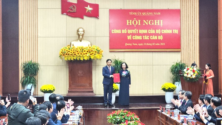 Đồng chí Lương Nguyễn Minh Triết giữ chức Bí thư Tỉnh ủy Quảng Nam