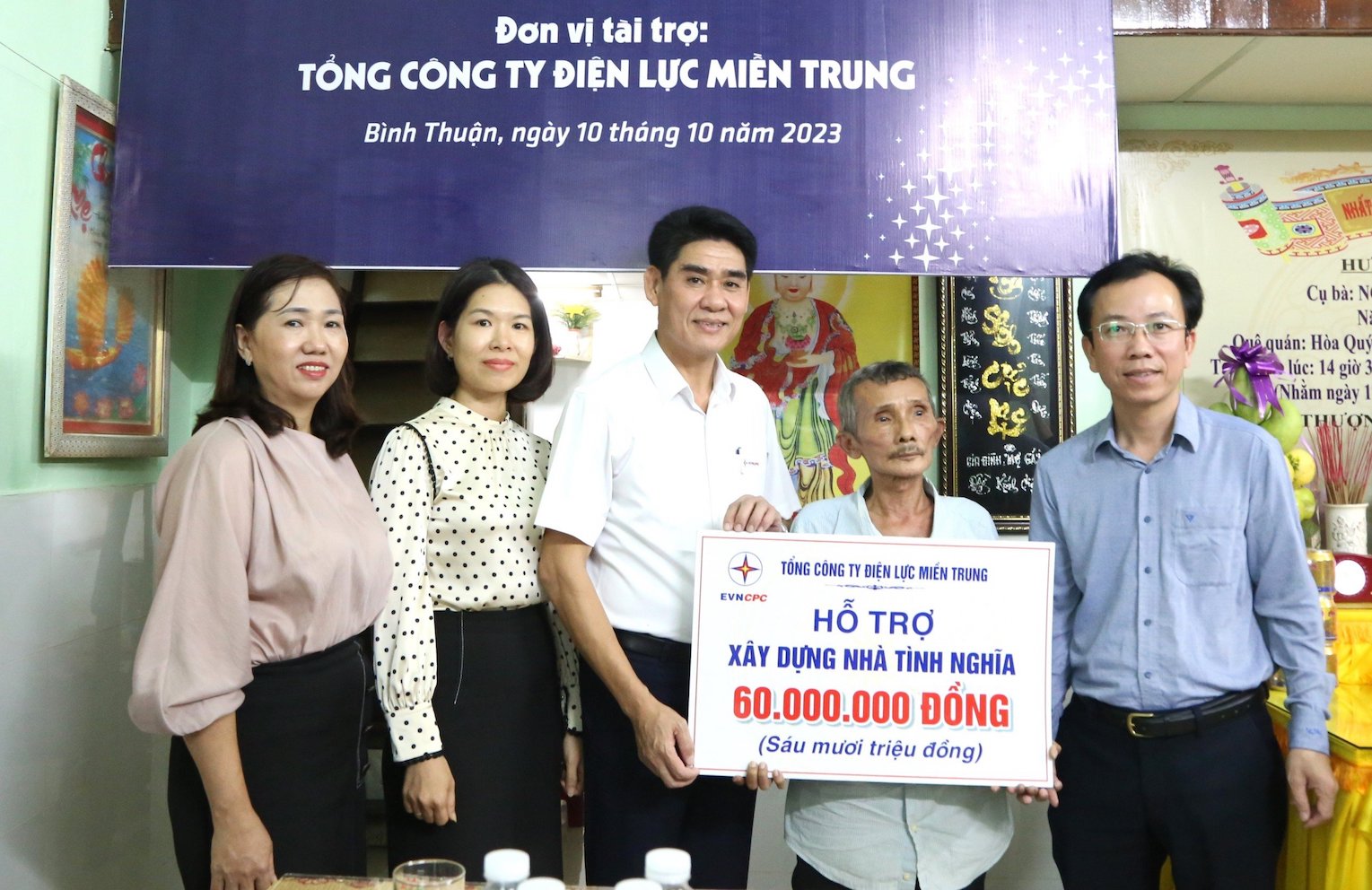 EVNCPC tiếp tục hỗ trợ xây dựng 70 căn nhà tình nghĩa tại miền Trung – Tây Nguyên