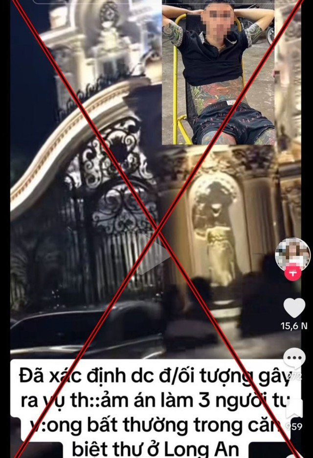 Thông tin vụ thảm án 3 người chết trong căn biệt thự trắng là sai sự thật