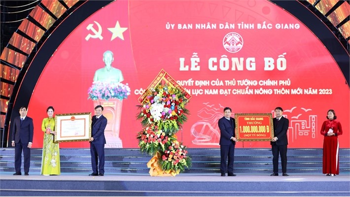 Lục Nam 100 xã đặc biệt khó khăn đạt chuẩn nông thôn mới năm 2023