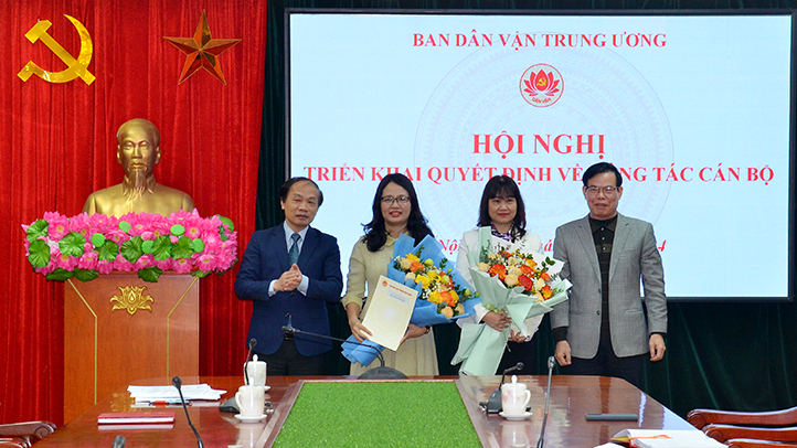 Ban Dân vận Trung ương triển khai quyết định về công tác cán bộ