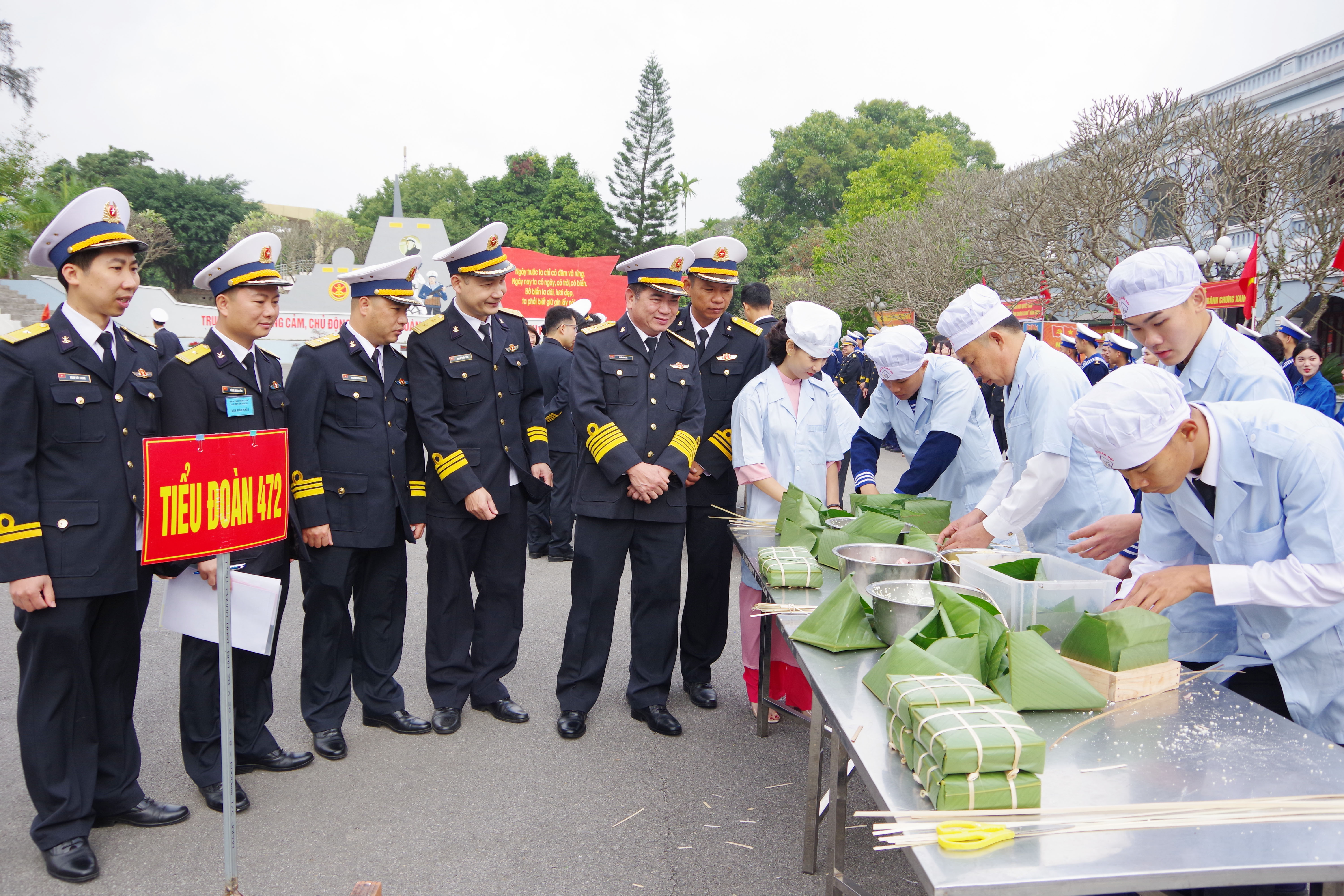 Lữ đoàn 147 tổ chức Hội thi “Bánh chưng xanh” Xuân Giáp Thìn 2024