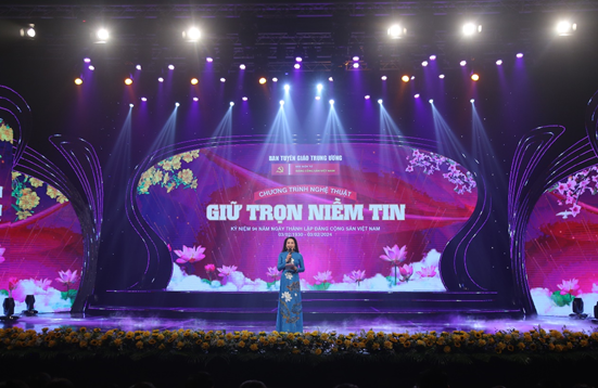 Chương trình “Giữ trọn niềm tin” tái hiện sinh động chặng đường 94 năm vẻ vang của Đảng