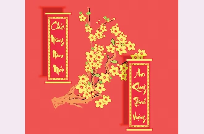 Câu đối xuân Giáp Thìn 2024