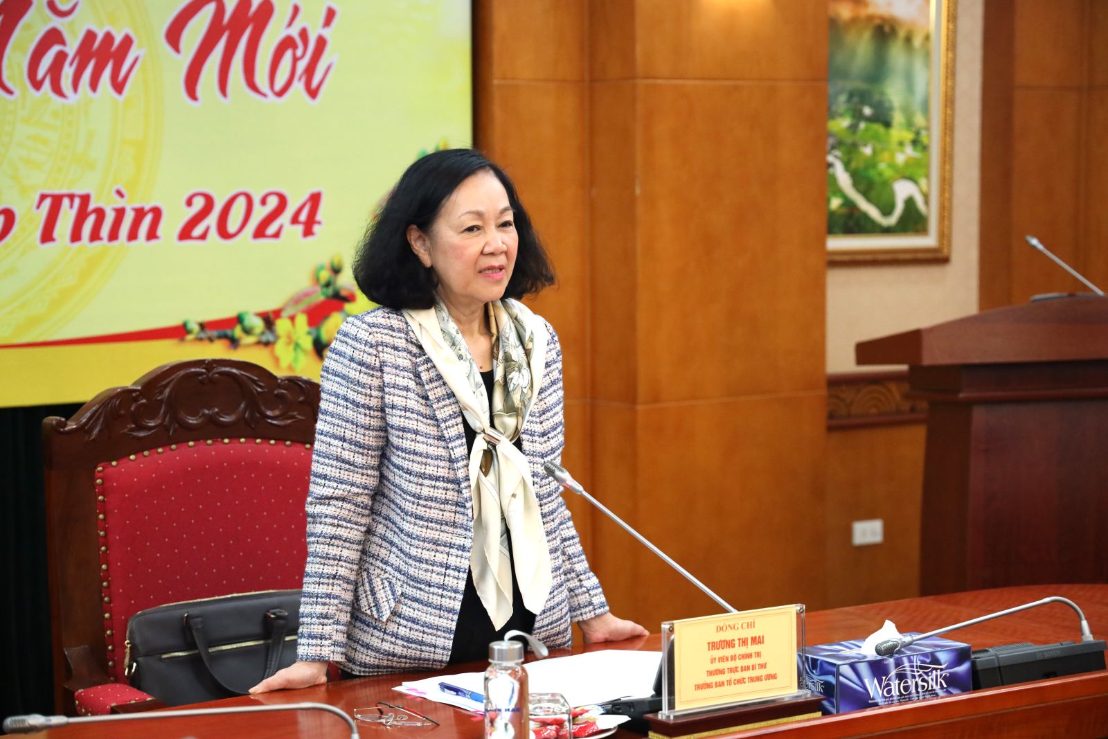 Thường trực Ban Bí thư Trương Thị Mai thăm, làm việc với Ban Kinh tế Trung ương