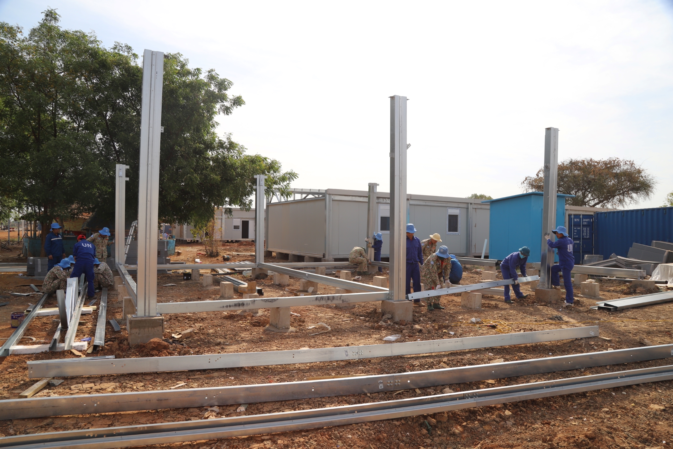 Đội Công binh Việt Nam tích cực triển khai nhiệm vụ ngay đầu Xuân mới