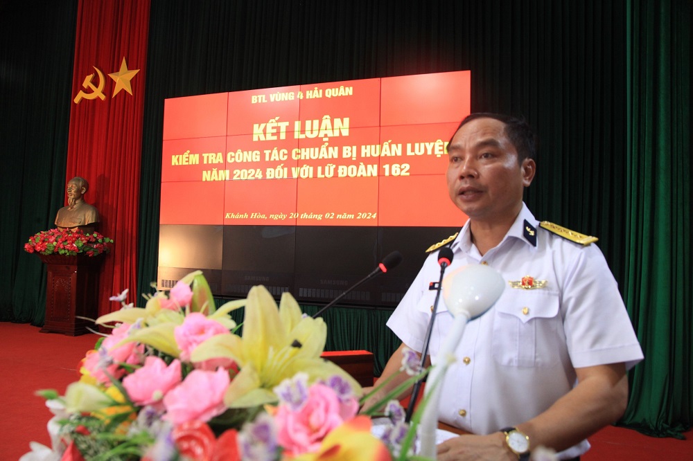 Lữ đoàn 162 tích cực chuẩn bị ra quân huấn luyện năm 2024