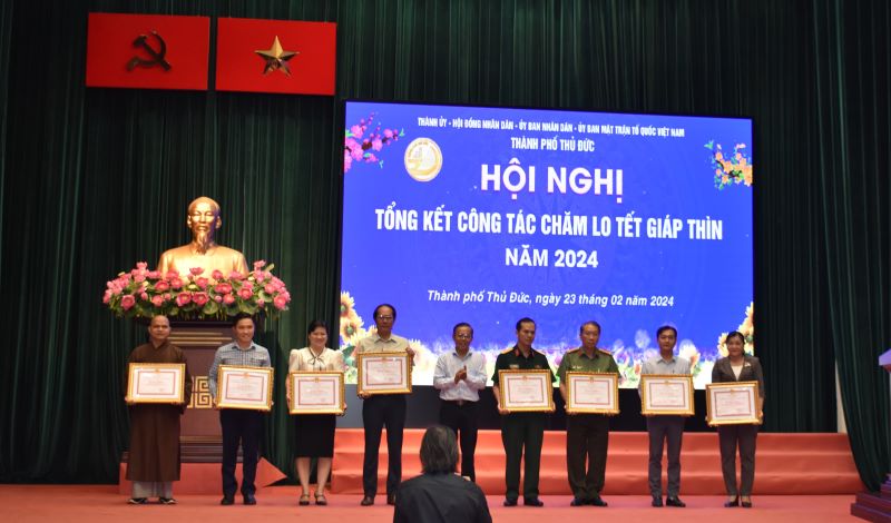 TP Thủ Đức tổng kết công tác chăm lo Tết Giáp Thìn năm 2024