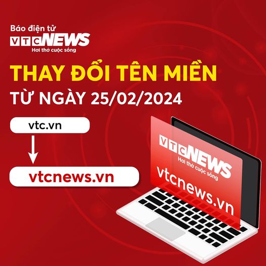 Báo điện tử VTC News đổi tên miền thành vtcnews vn