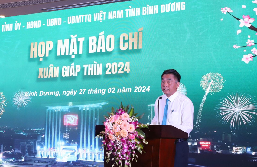 Lãnh đạo tỉnh Bình Dương mong các cơ quan báo chí tiếp tục đồng hành với địa phương