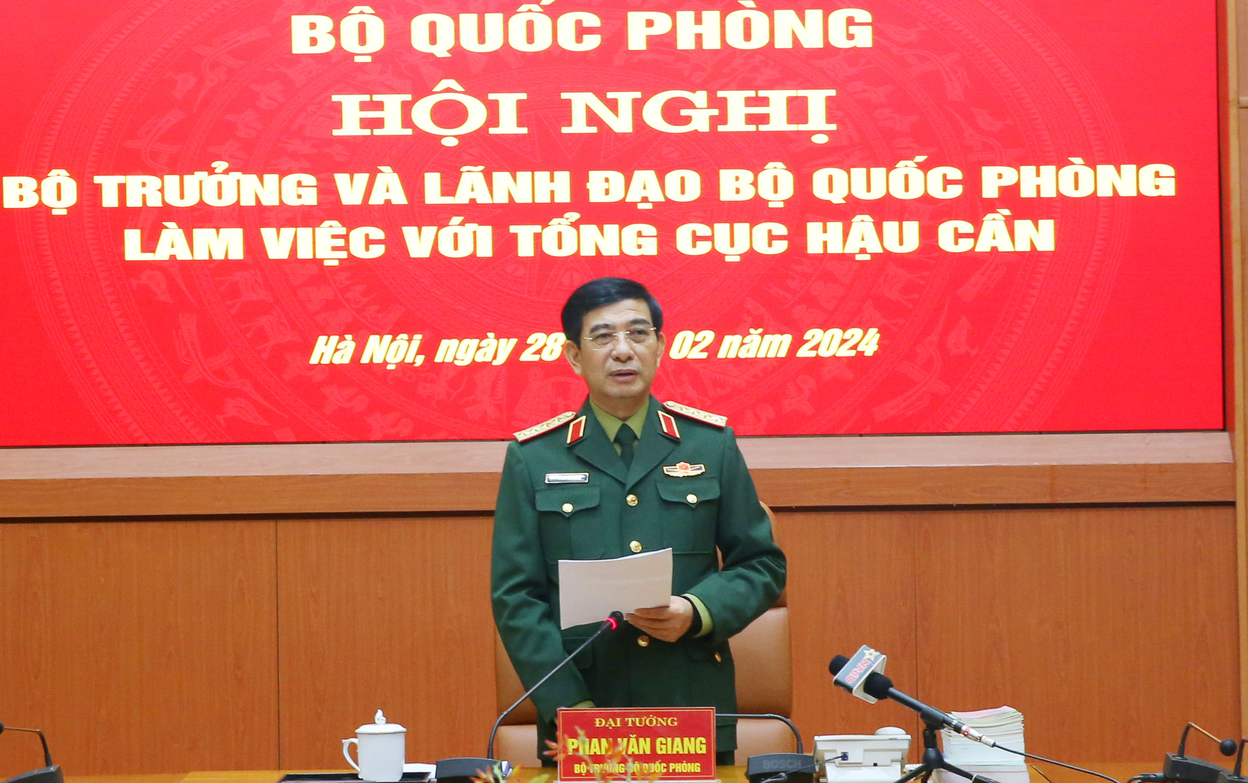 Điều chỉnh tổ chức biên chế lực lượng Hậu cần
