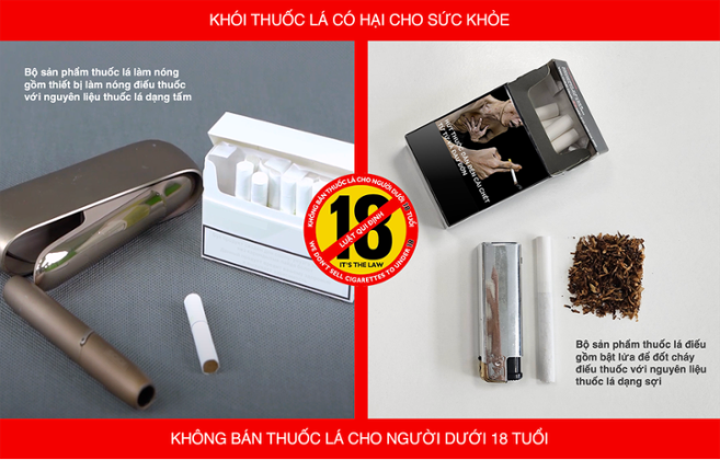 Kiểm soát thuốc lá mới Cấu tạo khác biệt nên quản lý khác biệt
