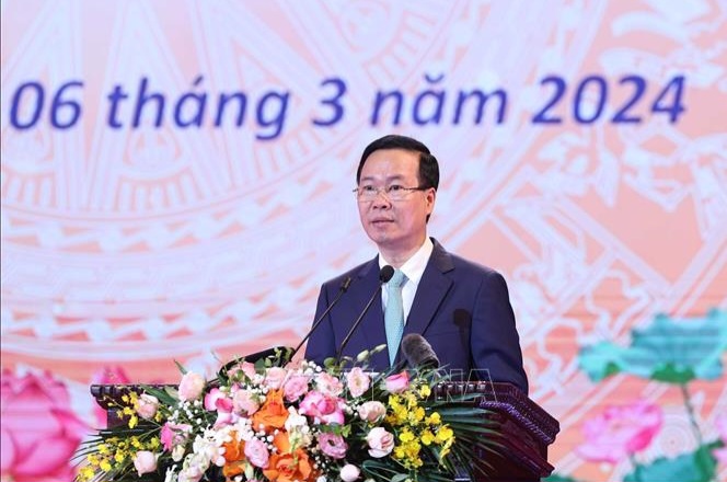 Đóng góp nhiều hơn nữa vào sự nghiệp phát triển nền văn hóa tiên tiến, đậm đà bản sắc dân tộc