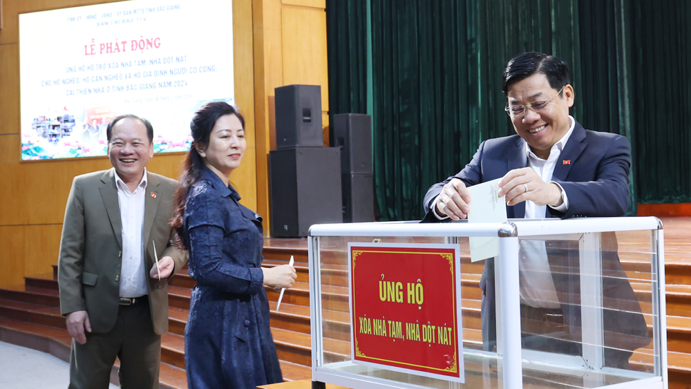 Bắc Giang phát động ủng hộ xóa nhà tạm, nhà dột nát cho hộ nghèo, cận nghèo và gia đình người có công