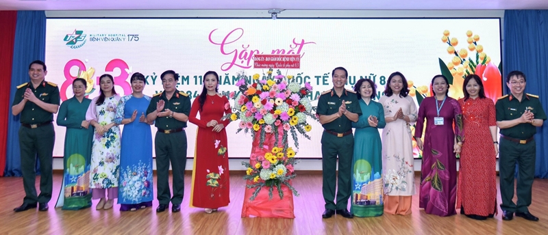 Bệnh viện Quân y 175 Sôi nổi các hoạt động chào mừng Ngày Quốc tế Phụ nữ