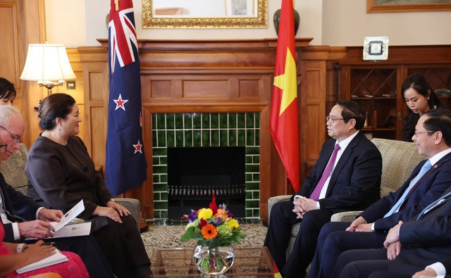 Thủ tướng Phạm Minh Chính hội kiến Toàn quyền New Zealand
