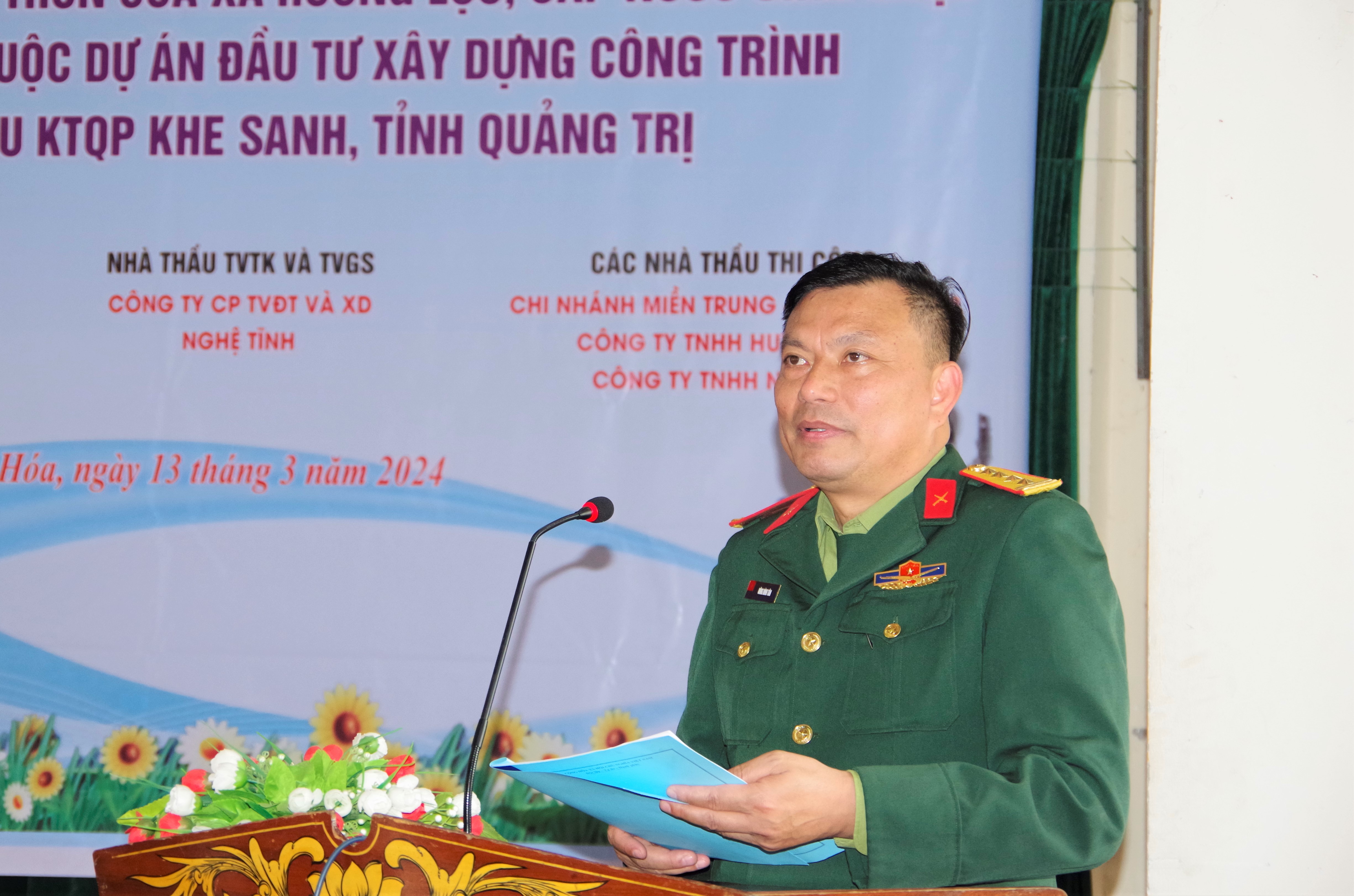 Đoàn Kinh tế - Quốc phòng 337 Bàn giao 06 công trình phúc lợi cho địa phương