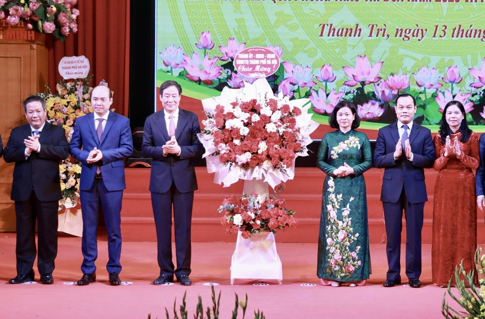 Hà Nội Thanh Trì đạt 30 34 tiêu chuẩn thành lập quận