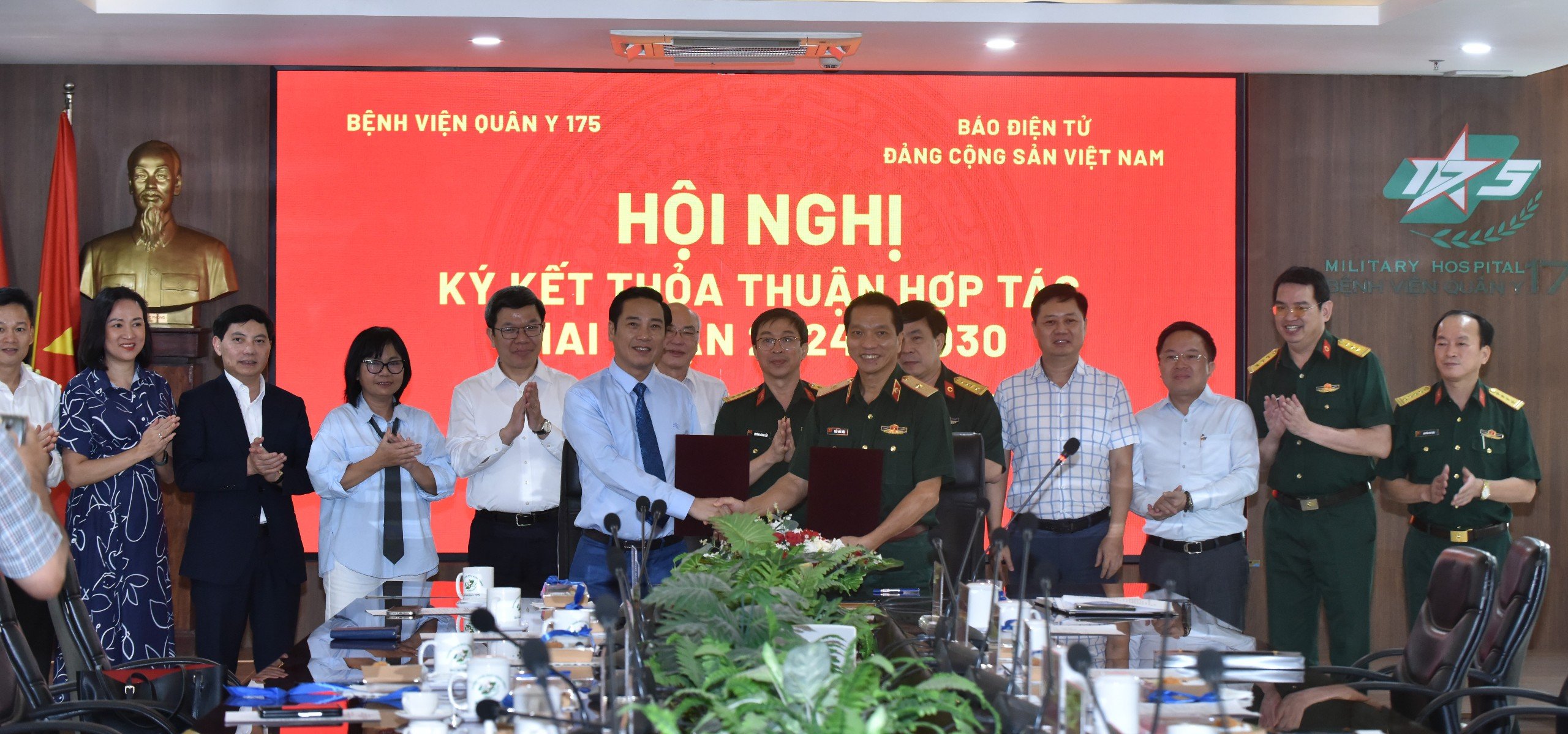 Tăng cường phối hợp giữa Báo điện tử ĐCSVN và Bệnh viện Quân y 175