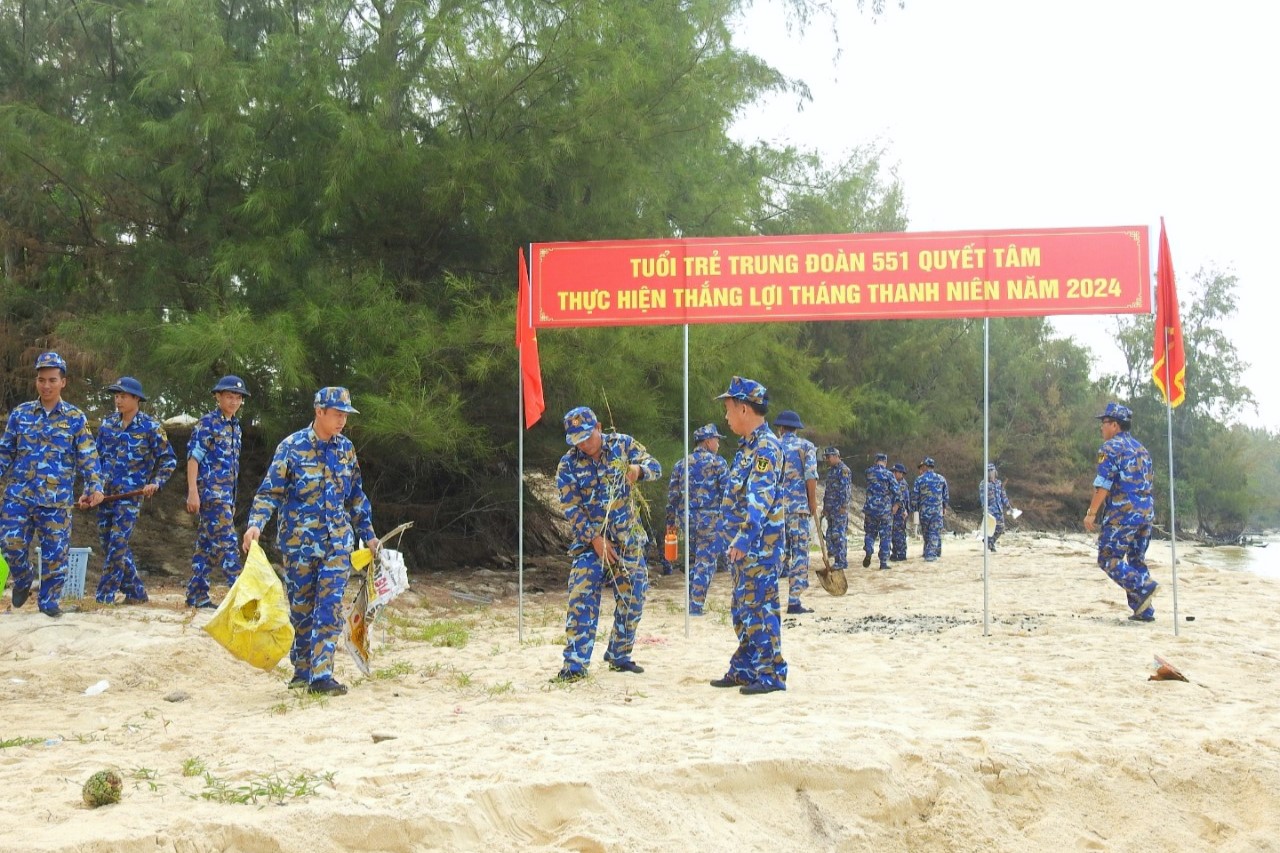 Tuổi trẻ Vùng 5 Hải quân hưởng ứng “Tháng Thanh niên” năm 2024