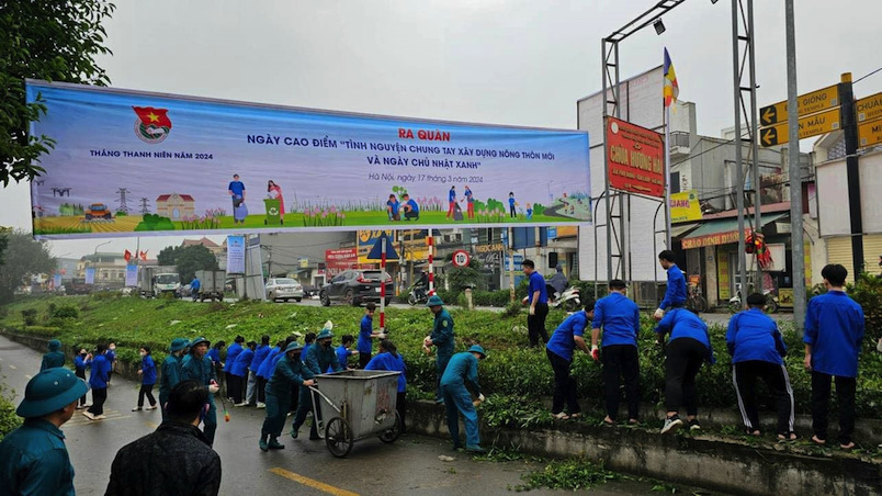 Chung tay giữ gìn Thủ đô sáng, xanh, sạch, đẹp