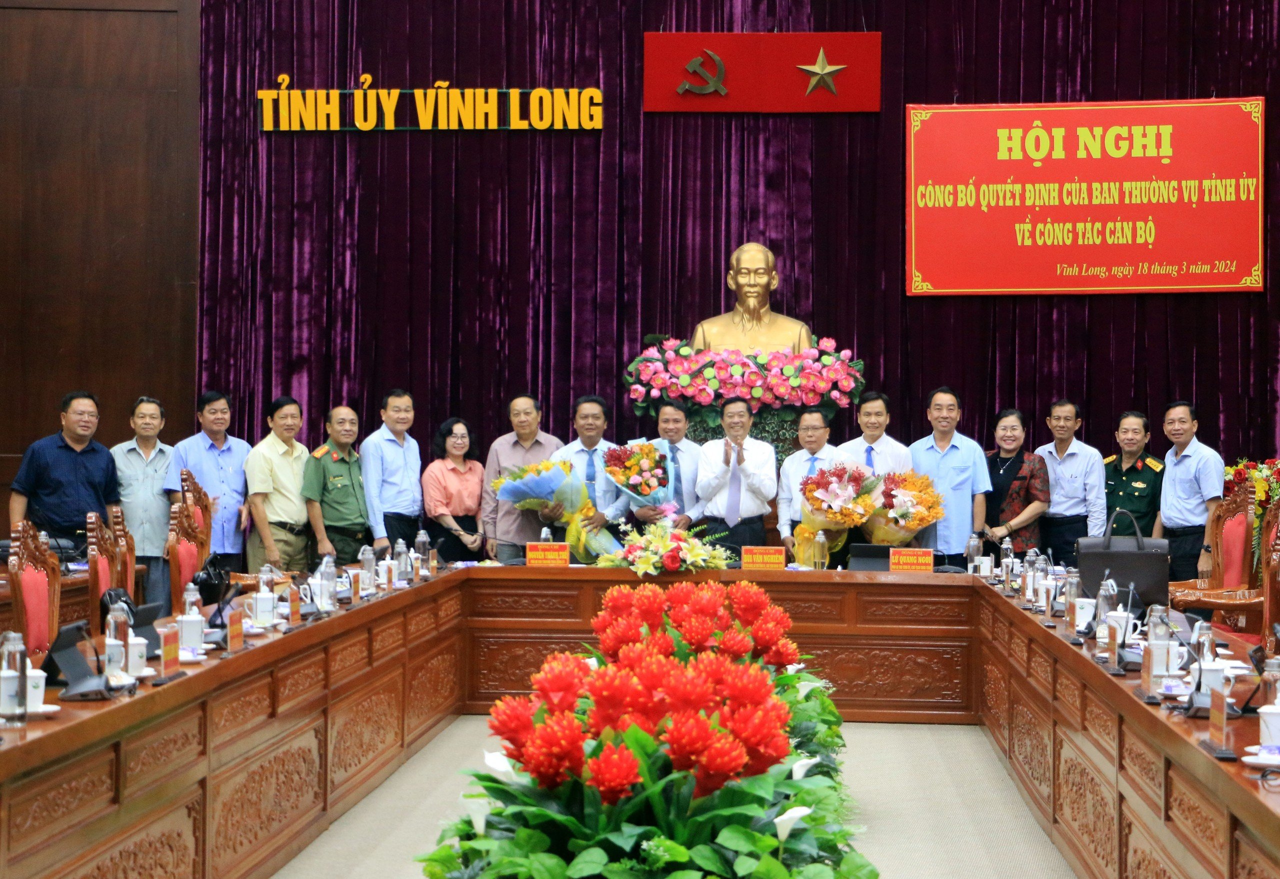 Vĩnh Long Điều động, bổ nhiệm nhiều cán bộ chủ chốt