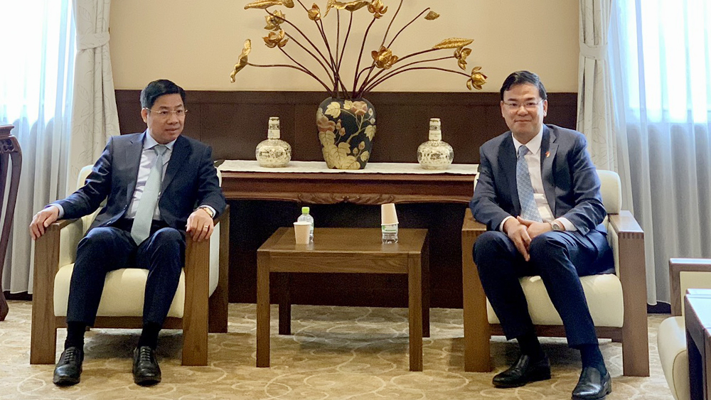 Bí thư Tỉnh ủy Dương Văn Thái thăm, làm việc với Đại sứ quán Việt Nam tại Nhật Bản