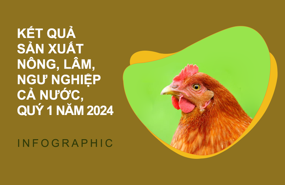 Kết quả sản xuất nông, lâm, thủy sản cả nước quý 1 năm 2024