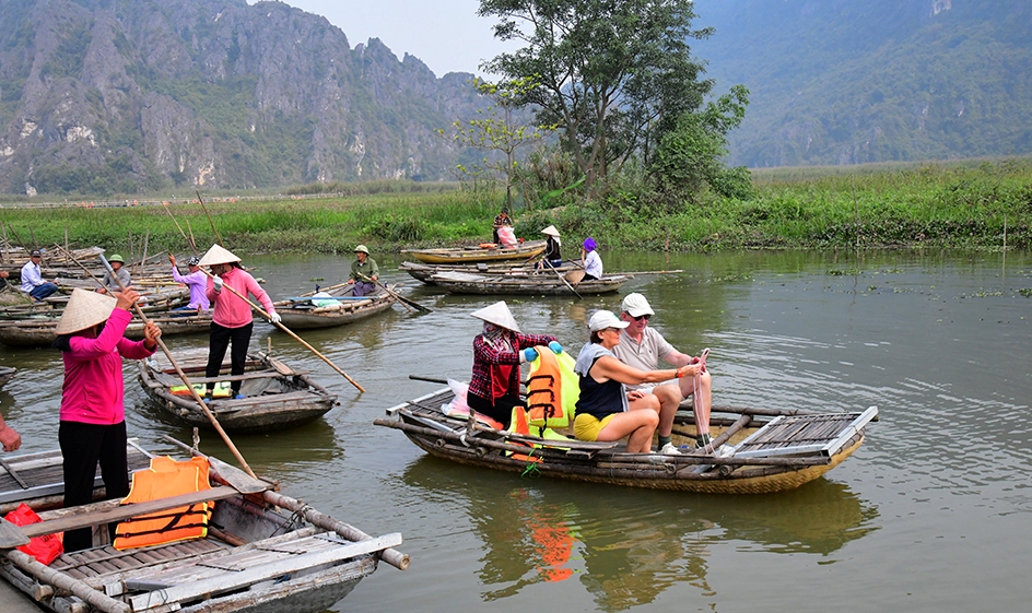 Khách quốc tế đến Ninh Bình tăng cao trong quý I