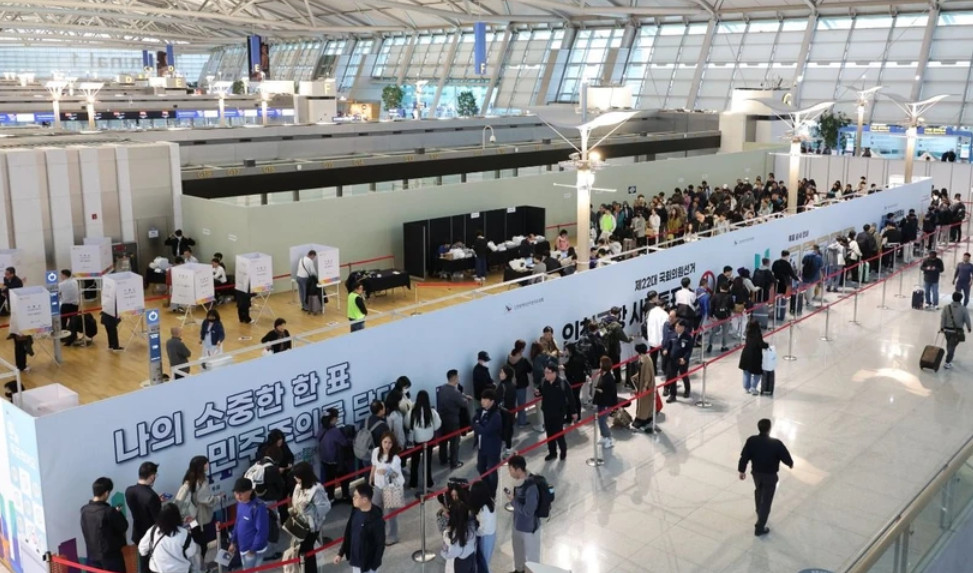 Hàn Quốc Tỷ lệ cử tri đi bỏ phiếu sớm cao nhất trong lịch sử