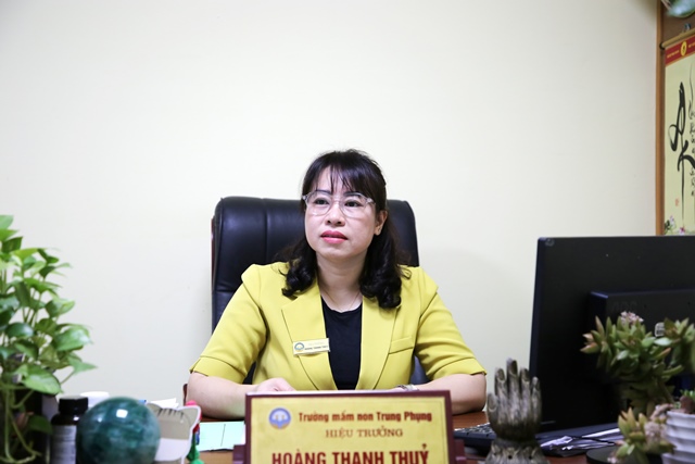 Trường Mầm non Trung Phụng Diễn tập phương án chữa cháy và CNCH