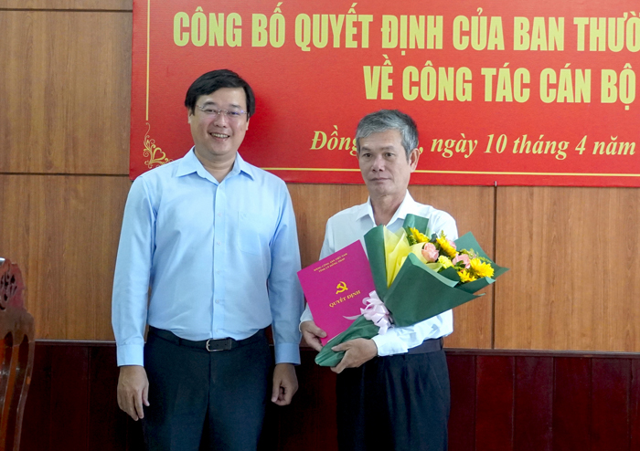 Đồng Tháp Công bố quyết định về công tác cán bộ