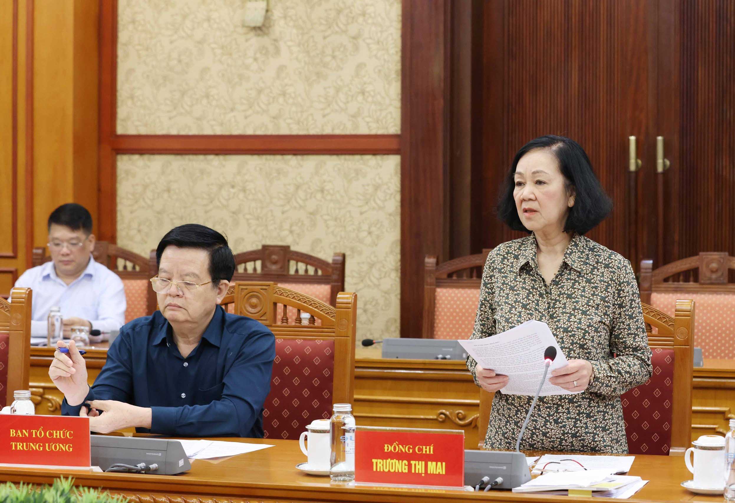 Thường trực Ban Bí thư chủ trì giao ban công tác quý 1 năm 2024