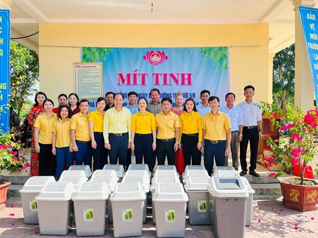 Đồng hành thực hiện tiêu chí môi trường trong xây dựng nông thôn mới