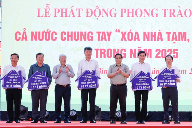 Thủ tướng Phạm Minh Chính phát động cả nước chung tay xóa nhà tạm, nhà dột nát cho hộ nghèo