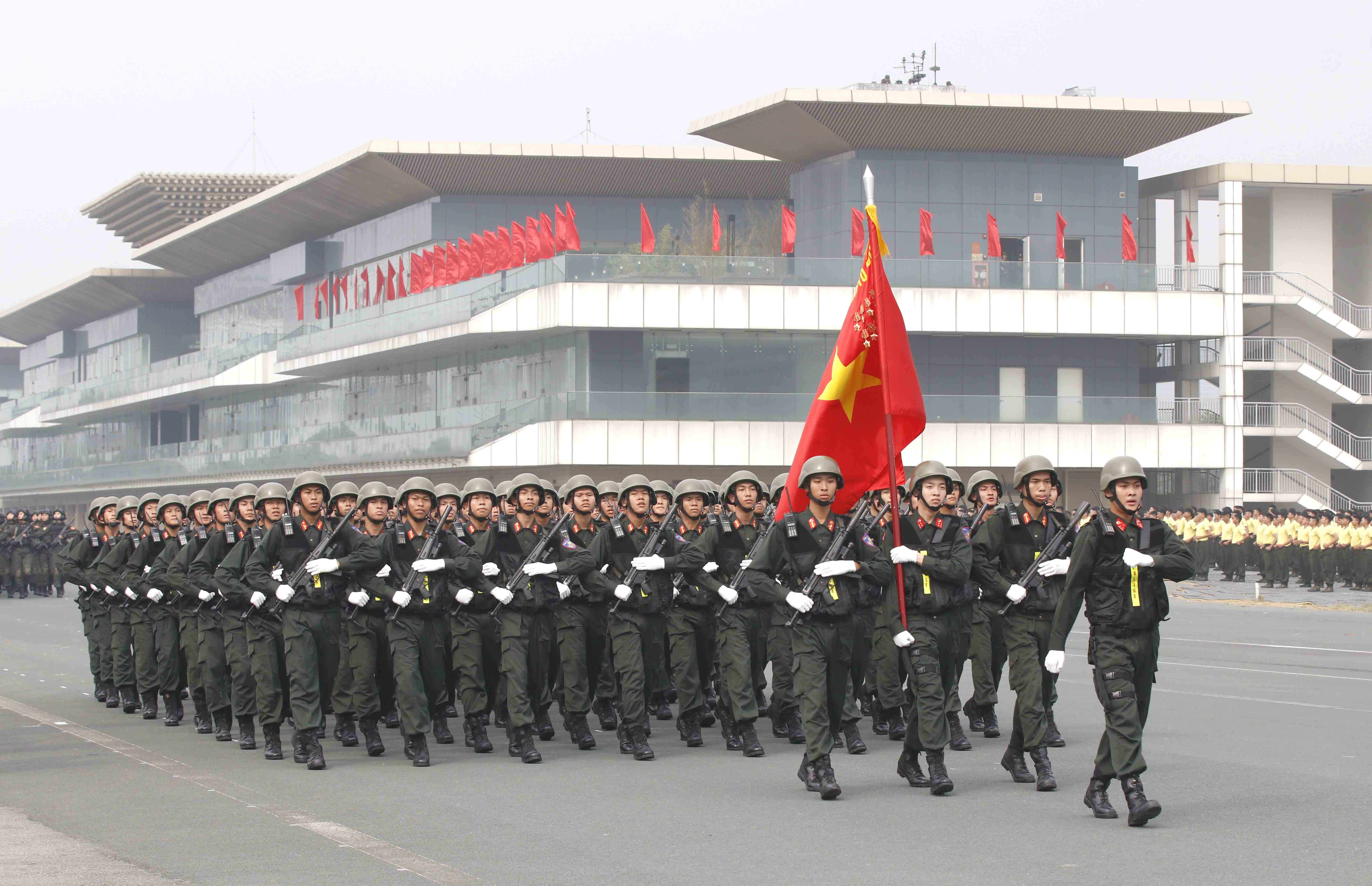 Ấn tượng Lễ diễu binh kỷ niệm 50 năm Ngày truyền thống lực lượng Cảnh sát Cơ động