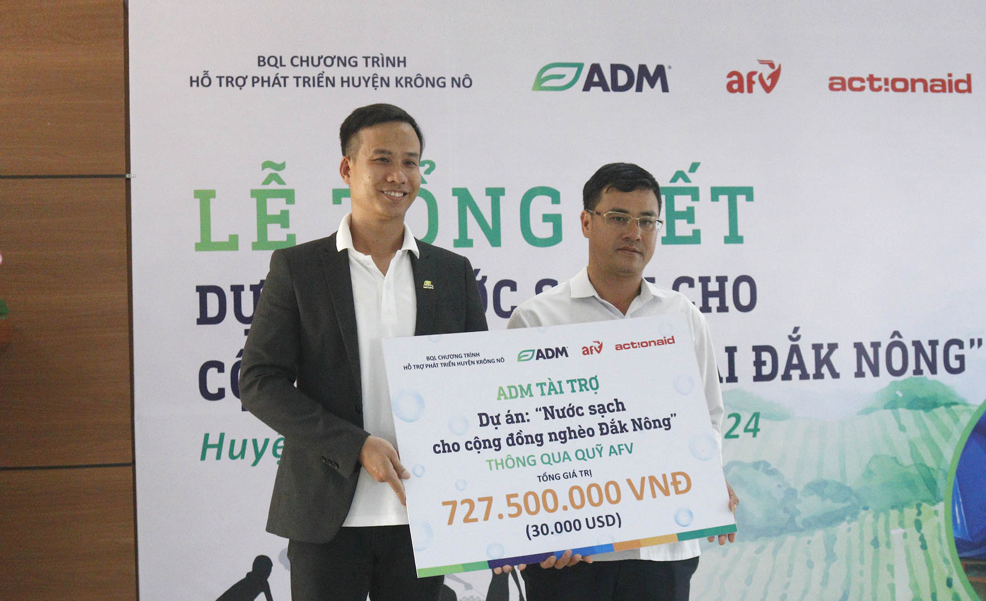 Hỗ trợ nước sạch cho người nghèo huyện Krông Nô Đắk Nông
