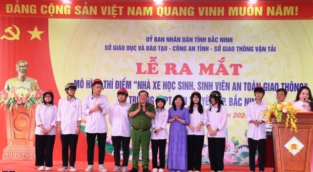 Ra mắt mô hình thí điểm “Nhà xe học sinh, sinh viên an toàn giao thông”
