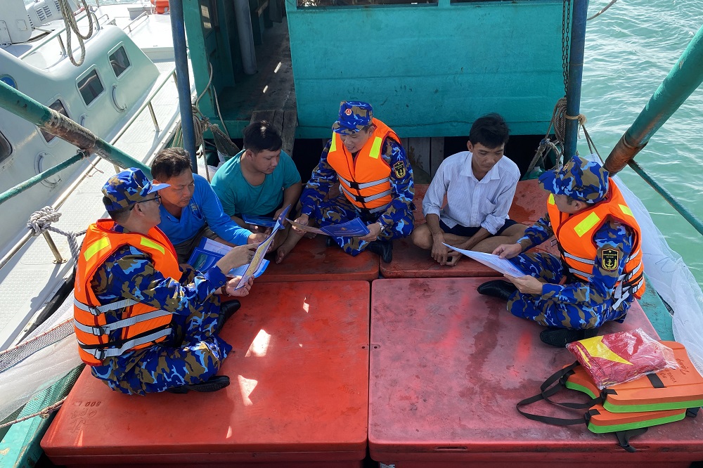 Vùng 5 Hải quân thực hiện tốt đợt cao điểm chống khai thác IUU