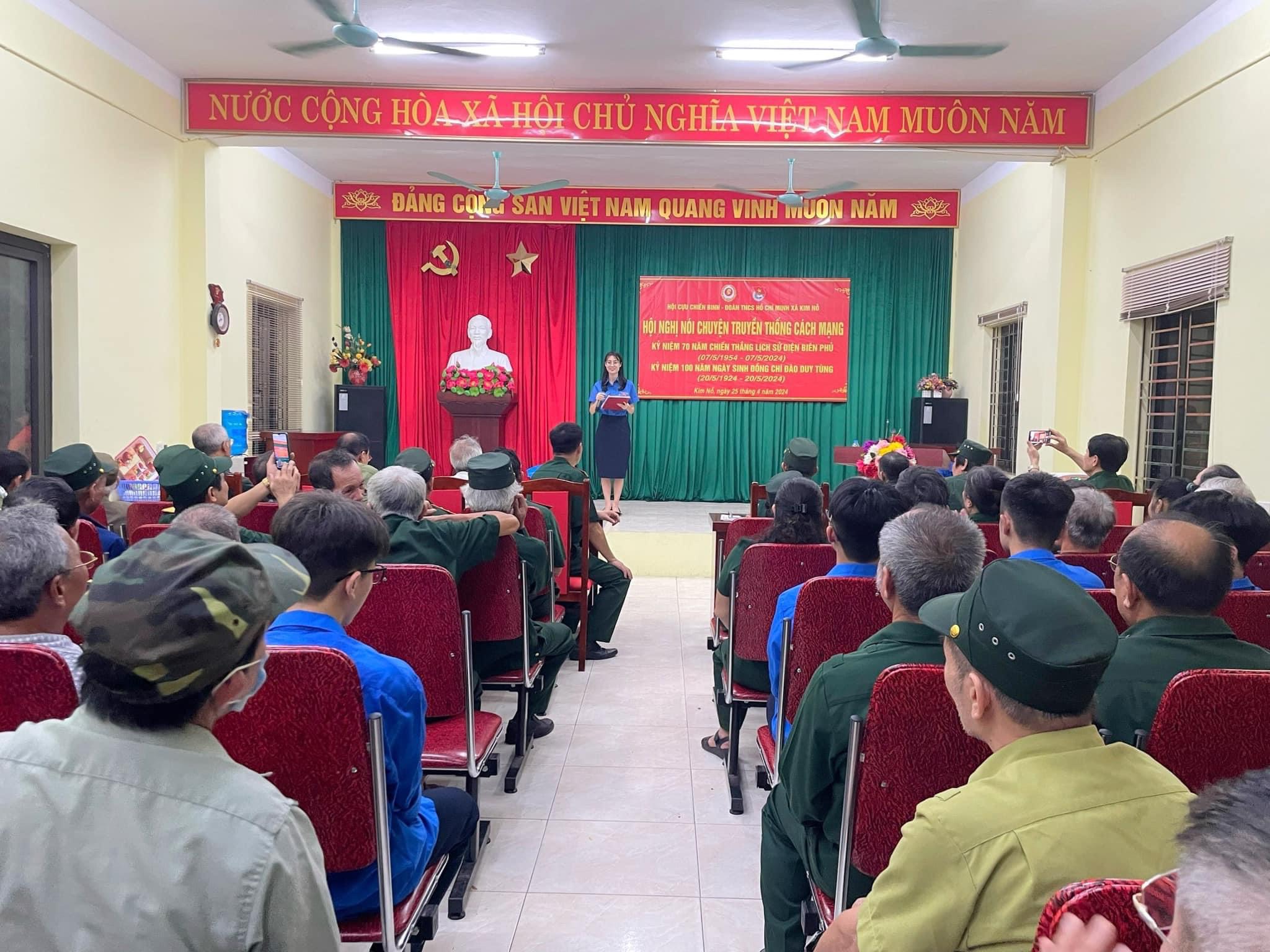 Xã Kim Nỗ Đông Anh  Hội nghị nói chuyện truyền thống cách mạng