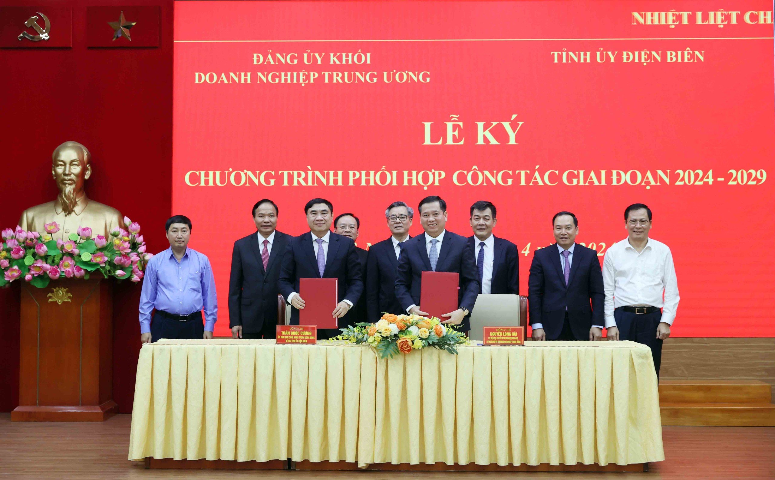 Tăng cường phối hợp giữa Đảng ủy Khối Doanh nghiệp Trung ương và Tỉnh ủy Điện Biên