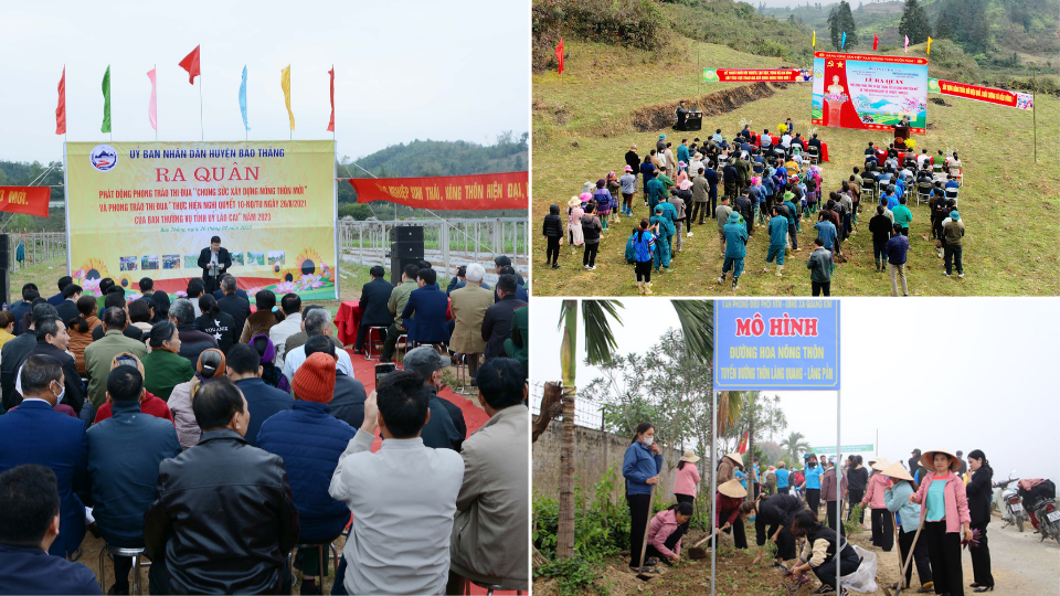 Lào Cai Tăng tốc hoàn thành mục tiêu xây dựng nông thôn mới