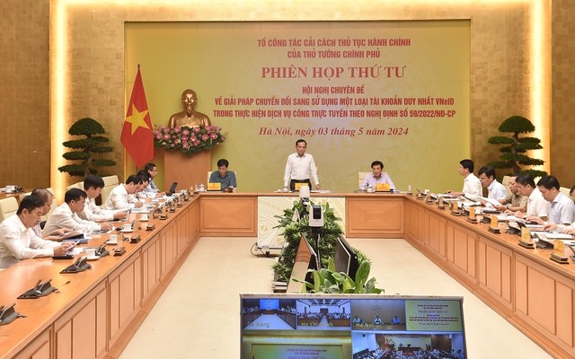 Từ 1 7, chỉ sử dụng duy nhất tài khoản VNeID khi thực hiện dịch vụ công trực tuyến