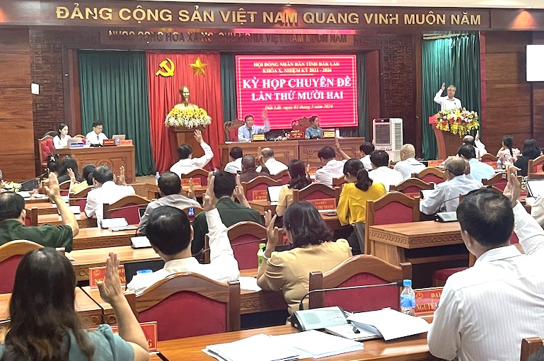 HĐND tỉnh Đắk Lắk thông qua nhiều vấn đề quan trọng